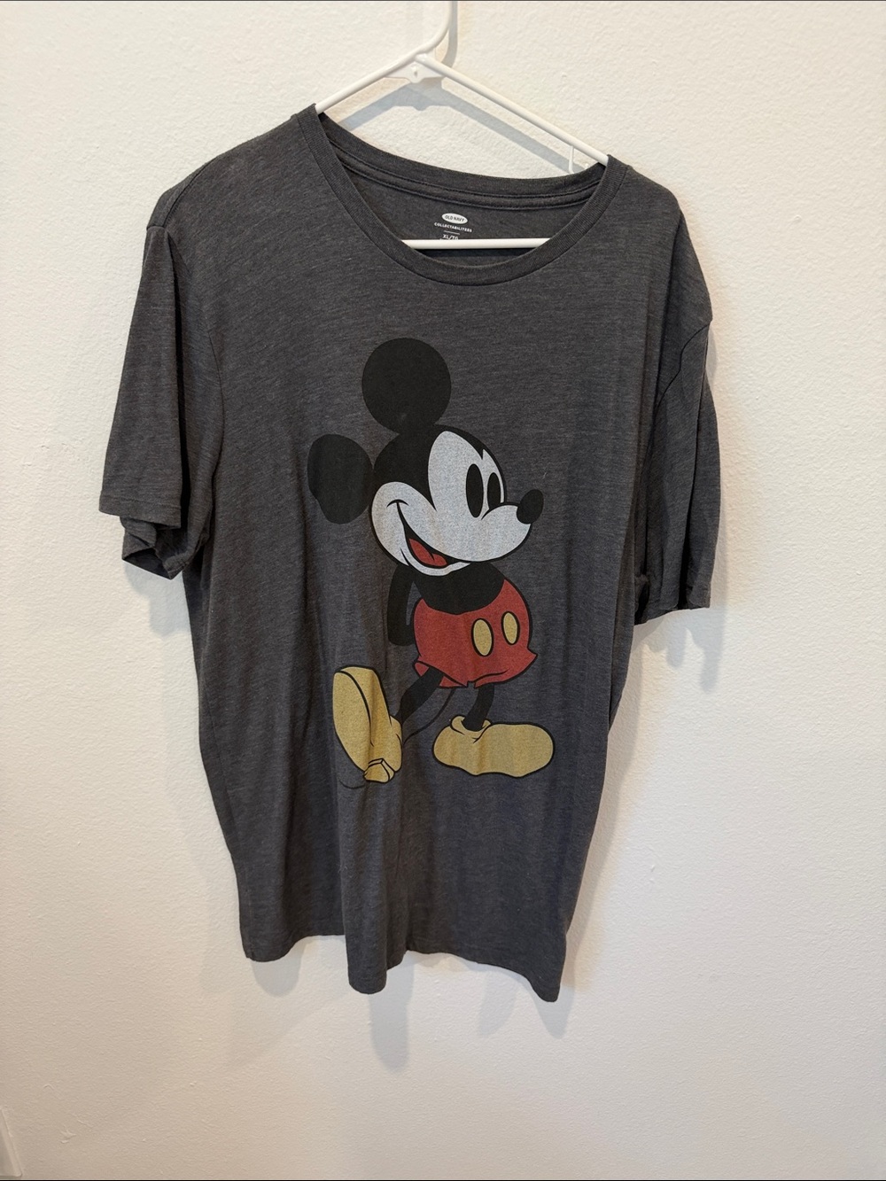 Old Navy Gray Mickey Mouse Short Sleeve Tee